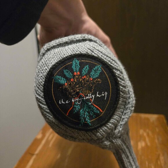 The Tragically Hip Holiday Knit Beer Koozie / Can Cozy - Picture 4 of 4